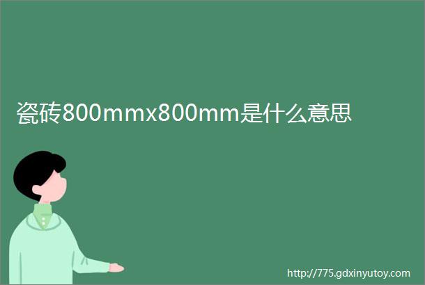 瓷砖800mmx800mm是什么意思