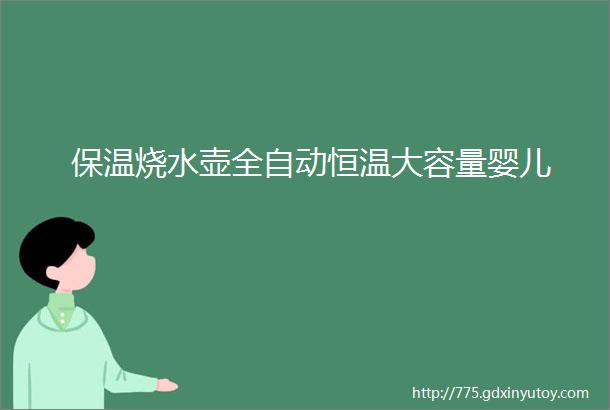 保温烧水壶全自动恒温大容量婴儿